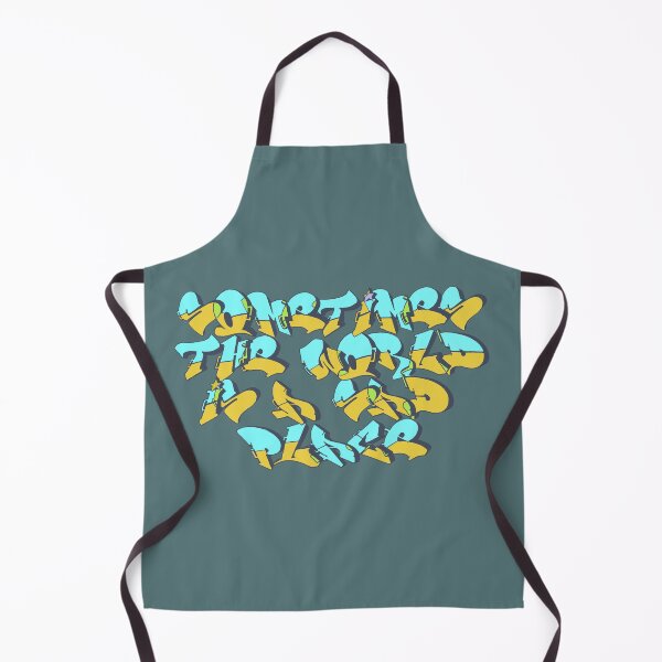 Item preview, Sometimes The World Is A Sad Place - Blue, Yellow Graffiti designed and sold by Chubuter.