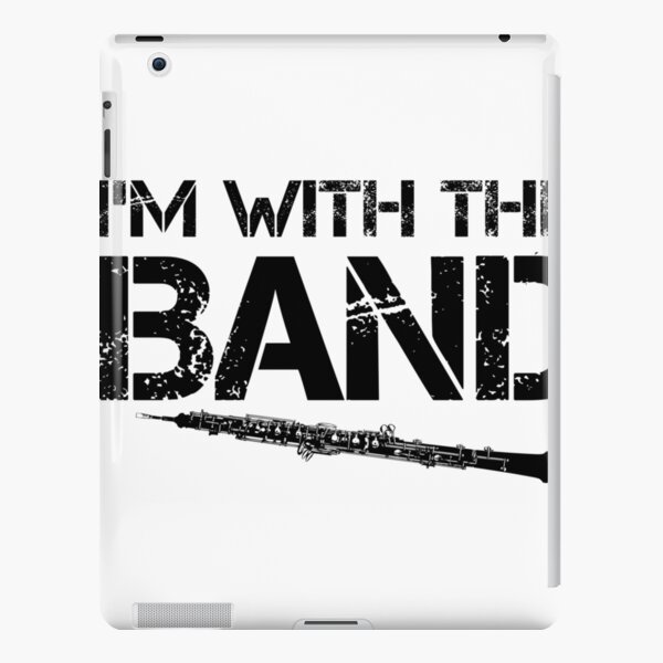 I'm With The Band - Oboe (Black Lettering) iPad Snap Case