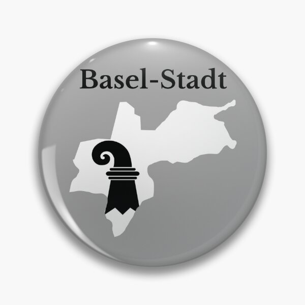 Item preview, Basel Stadt Canton Map Flag, Switzerland designed and sold by marosharaf.