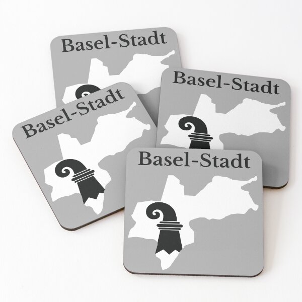 Item preview, Basel Stadt Canton Map Flag, Switzerland designed and sold by marosharaf.