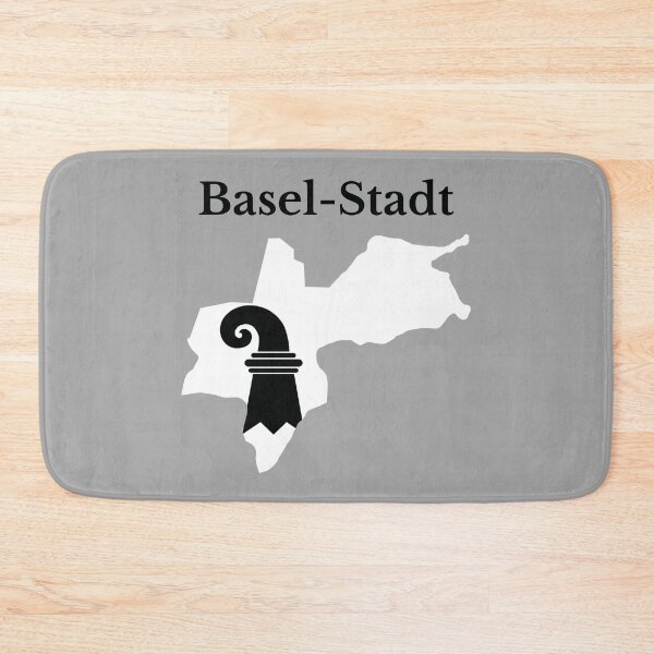 Item preview, Basel Stadt Canton Map Flag, Switzerland designed and sold by marosharaf.
