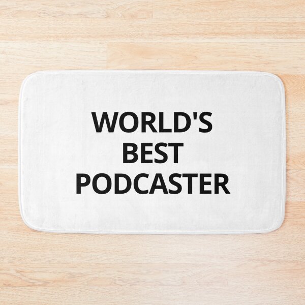 Item preview, World's Best Podcaster | Funny Podcast designed and sold by CozyMarket.