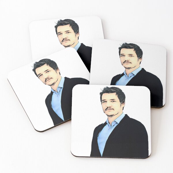 Item preview, Pedro Pascal Handsome & Swooning Sticker Pop Art designed and sold by ecdato.