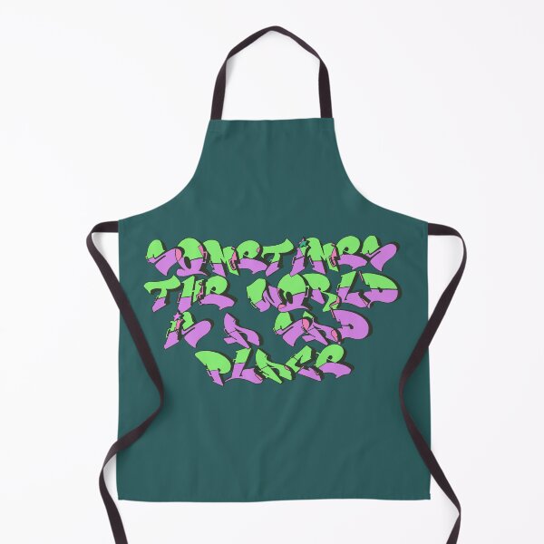 Item preview, Sometimes The World Is A Sad Place - Purple, Green Graffiti designed and sold by Chubuter.