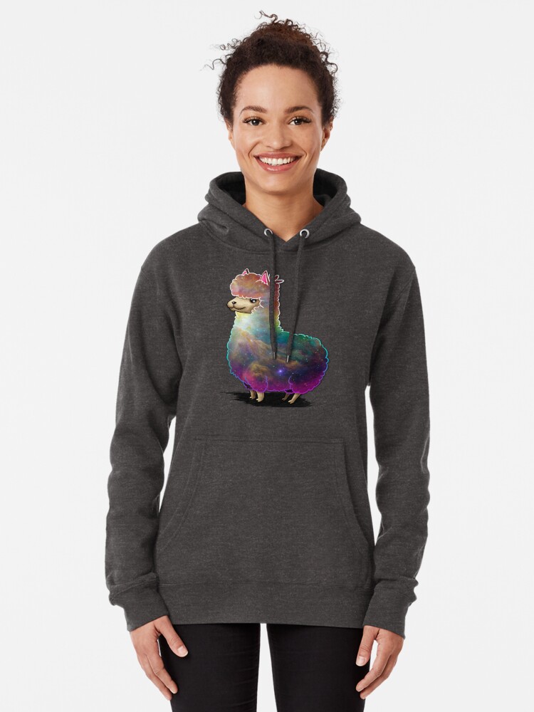 alpaca hoodie pullover