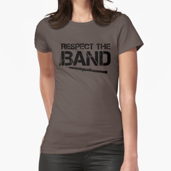 Respect The Band - Oboe (Black Lettering) Fitted T-Shirt