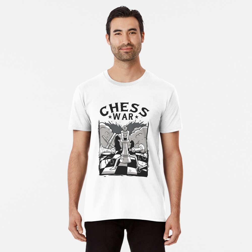 Chess funny chess war design Premium T-Shirt