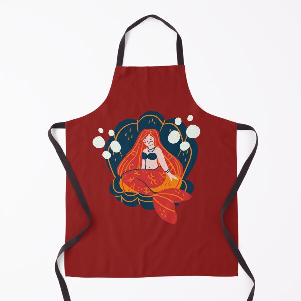Item preview, Mermaid world - red marmaid princess - cute designed and sold by Atleta-Cali.