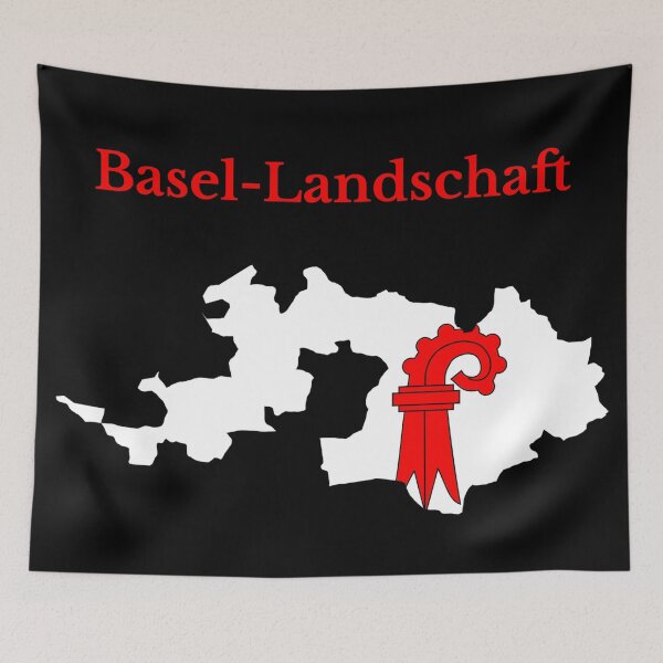 Item preview, Basel Landschaft Canton Map Flag, Switzerland designed and sold by marosharaf.