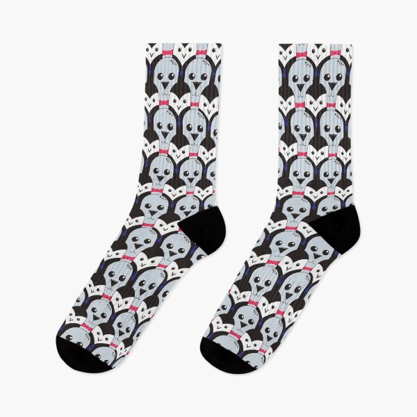 Item preview, Penguins and seals in red bow ties and blue ties designed and sold by SychEvaartist.