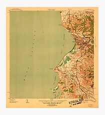USGS TOPO Map Puerto Rico PR Mayaguez 362470 1939 30000 Photographic Print