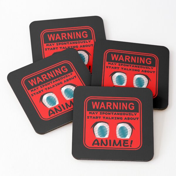 Item preview, Warning May Spontaneously Start Talking About Anime designed and sold by chanonnut.