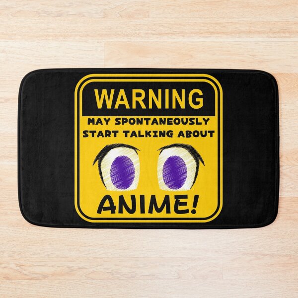 Item preview, Warning May Spontaneously Start Talking About Anime designed and sold by chanonnut.