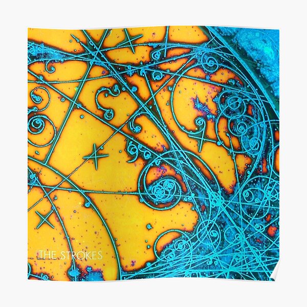 blue star galaxy Poster