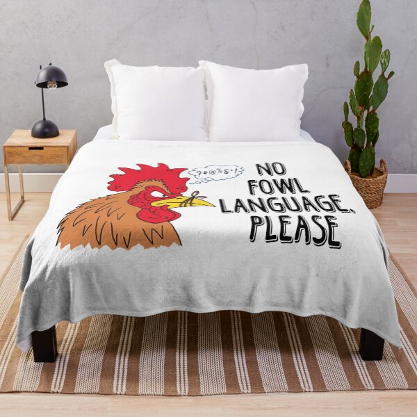 Item preview, No Fowl Language, Please designed and sold by MelodyMontana.