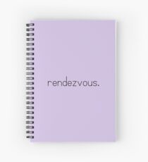 rendezvous. -perfect -one direction Spiral Notebook