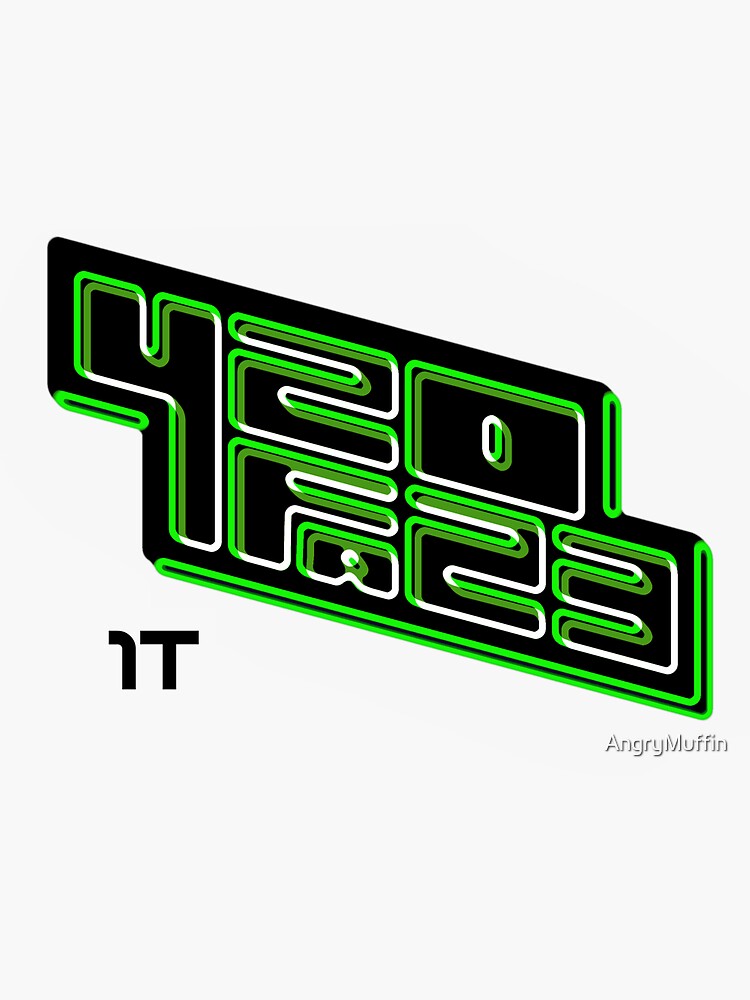 420FAZ3 - Logotipo negro y verde de AngryMuffin