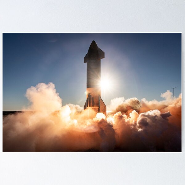 Item preview, SpaceX Starship Test Flight designed and sold by Star-Citizen.