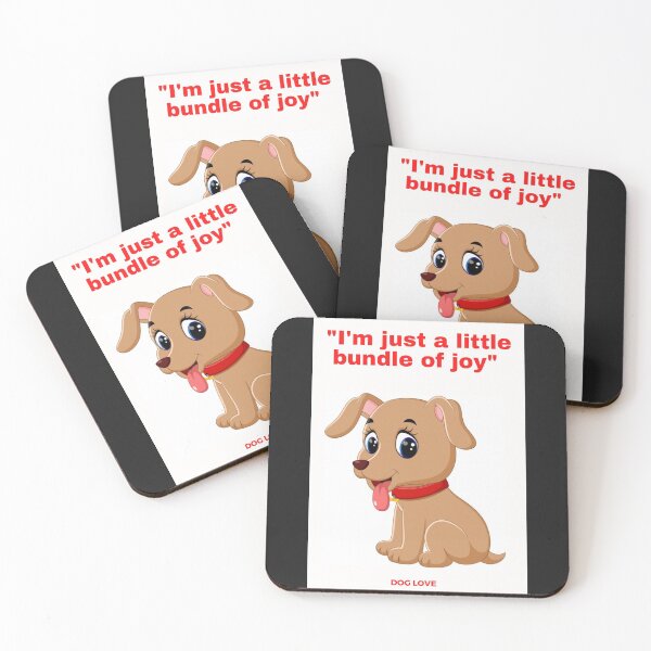 Item preview, " I'M JUST A LITTLE BUNDLE OF JOY " DOG DESIGN  designed and sold by findsbyjune374.