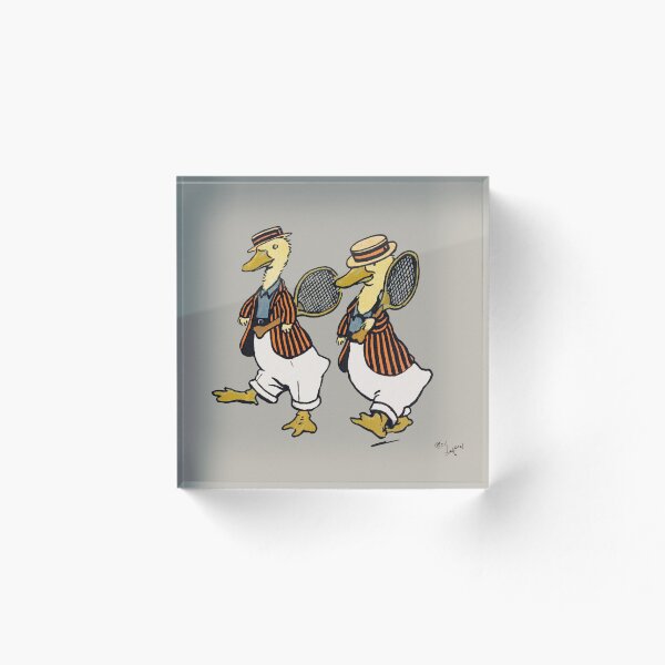 Item preview, Cecil Aldin: Dapper Ducks, off to play tennis, 1913 designed and sold by ebrawne.