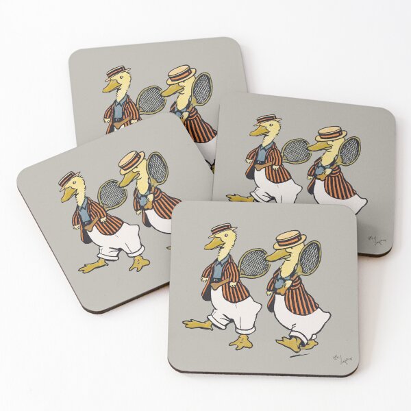 Item preview, Cecil Aldin: Dapper Ducks, off to play tennis, 1913 designed and sold by ebrawne.