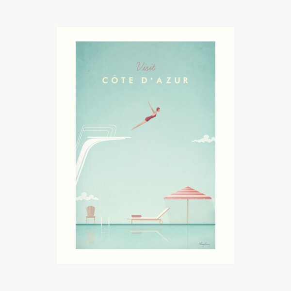 Visit CoteDAzur Art Print