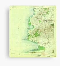 USGS TOPO Map Puerto Rico PR Puerto Real 362521 1941 30000 Metal Print