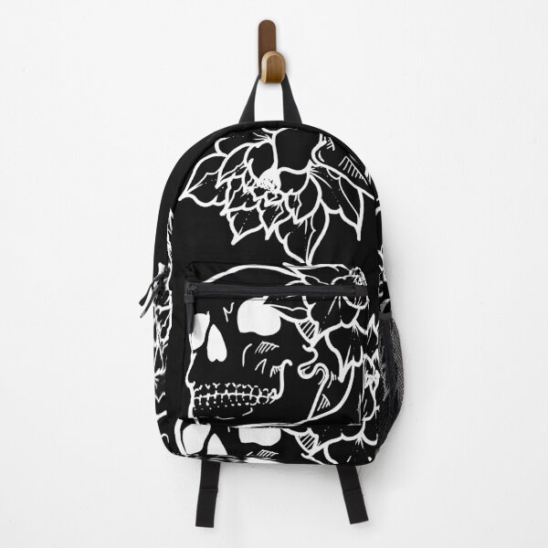 Item preview, Skulls and Flowers (negative) designed and sold by StatClothing.