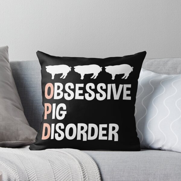 Item preview, Obsessive Pig Disorder Funny Pig Farmer Humor designed and sold by zcecmza.