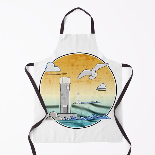 Item preview, Nautical Sunset with Lighthouse and Seagull designed and sold by Eduardo Tavares.