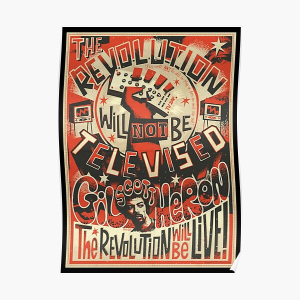 GIL SCOTT TELEVISED Poster