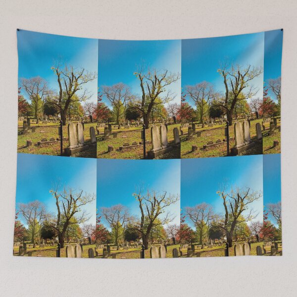 Item preview, An Autumn Morning in a Cemetery designed and sold by Silver Sky by Janet.
