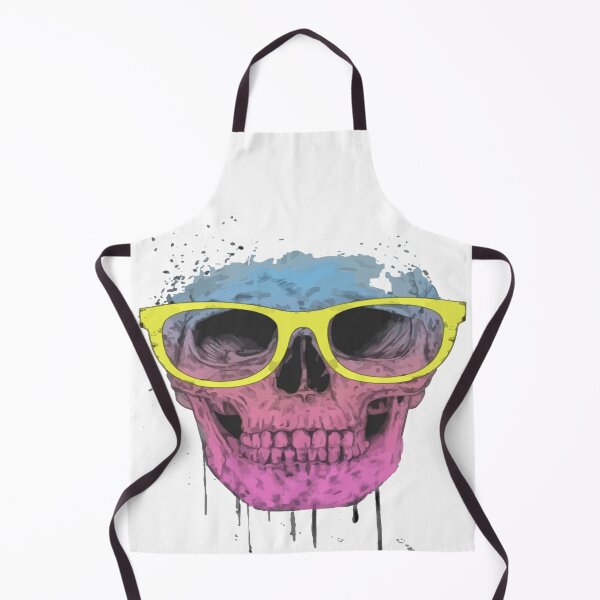 Item preview, popart skullwith glasses balaz designed and sold by jaidencla.
