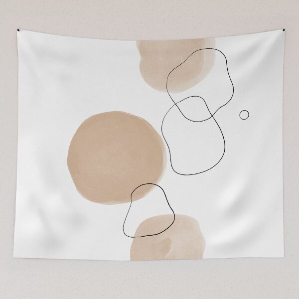 Item preview, Minimal Circles Line Art Abstract #3 #wall #art  designed and sold by Anita's & Bella's Art.