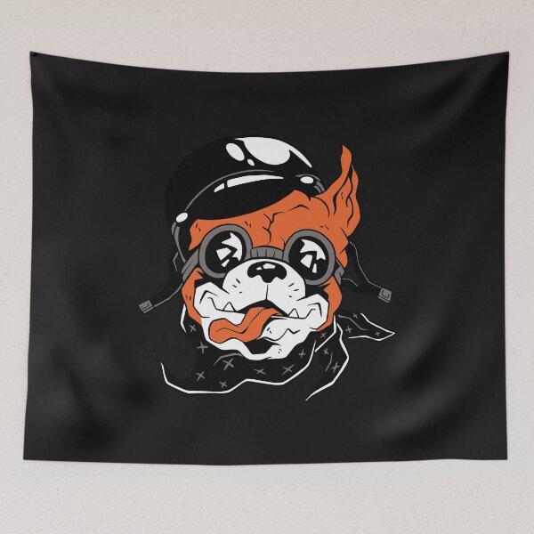 Item preview, Biker pug dog designed and sold by DerSenat.