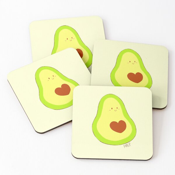Item preview, Half Avocado Couple Pair - Left designed and sold by Snacks-At-3.