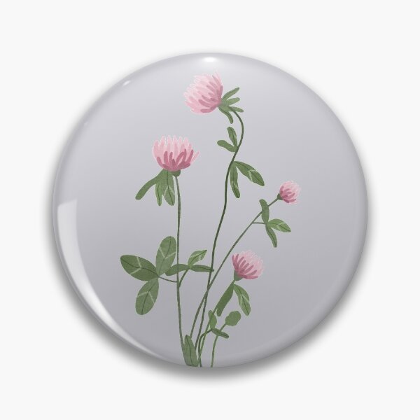 Artikelvorschau, Illustration feminine Blume - Roter Klee entworfen und verkauft von Youandthenorth.