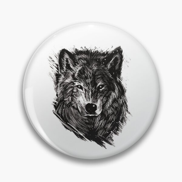 Item preview, Wolf Head Portrait designed and sold by NoSpecialShop.