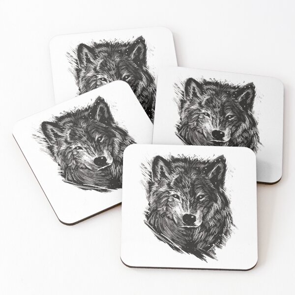 Item preview, Wolf Head Portrait designed and sold by NoSpecialShop.