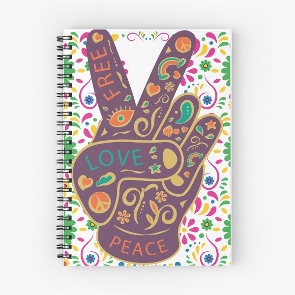 Item preview, PEACE, LOVE, FREE Deadfamous Illustrations designed and sold by Dead-Famous.