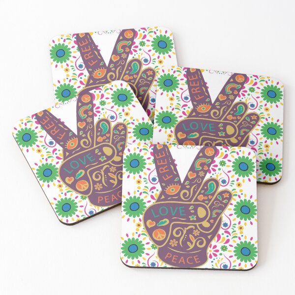 Item preview, PEACE, LOVE, FREE Deadfamous Illustrations designed and sold by Dead-Famous.