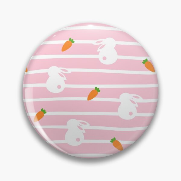 Aperçu de l'œuvre Motif mignon lapin rose et carotte créée et vendue par ButterandCheese.
