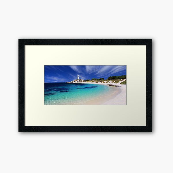 Bathurst point, Rottnest Island, Western Australia Framed Art Print