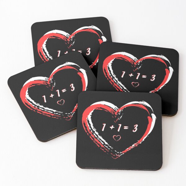 Item preview, # 63- The most beautiful way to announce a baby - 1 + 1 = 3 - Kook Art designed and sold by KookArt.