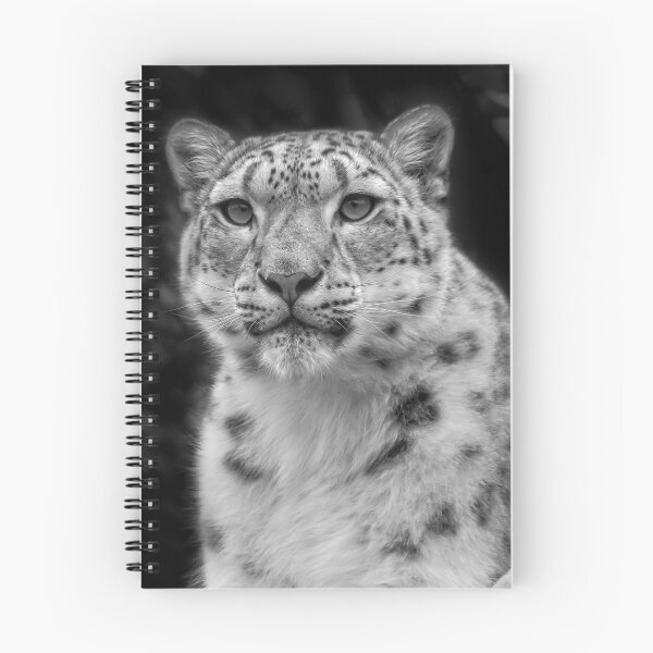 Item preview, Snow Leopard Portait in Black and White designed and sold by Catherine Reading.