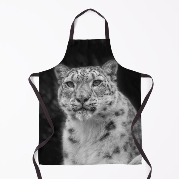 Item preview, Snow Leopard Portait in Black and White designed and sold by Catherine Reading.
