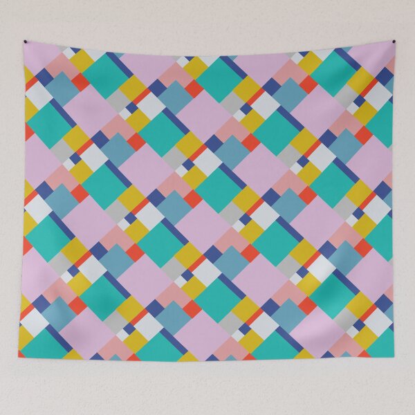Item preview, Multicoloured Geometric Squares Design designed and sold by shadowbright.