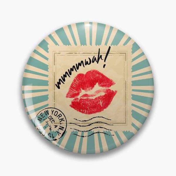 Item preview, Retro Kiss  designed and sold by ArtGraffita.