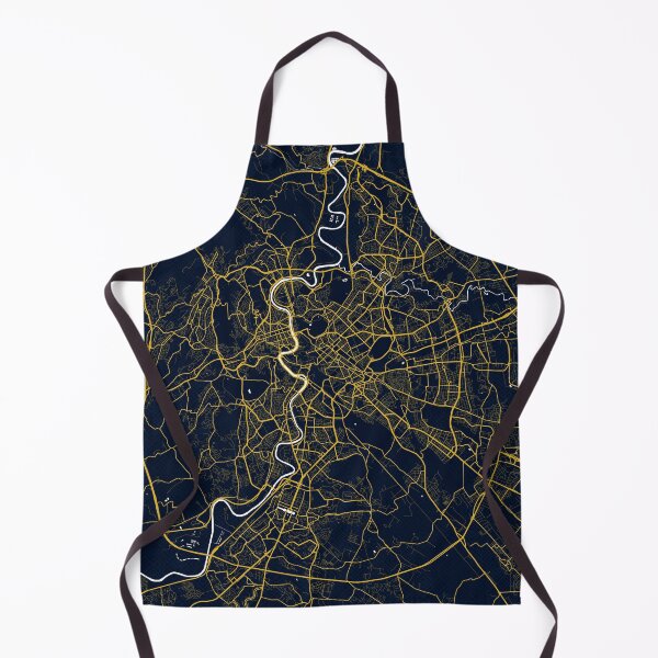 Item preview, Rome City Map of Italy - Gold Art Deco designed and sold by deMAP.