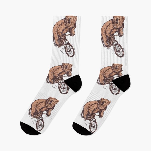 Item preview, Bear bike riding a bike designed and sold by DerSenat.